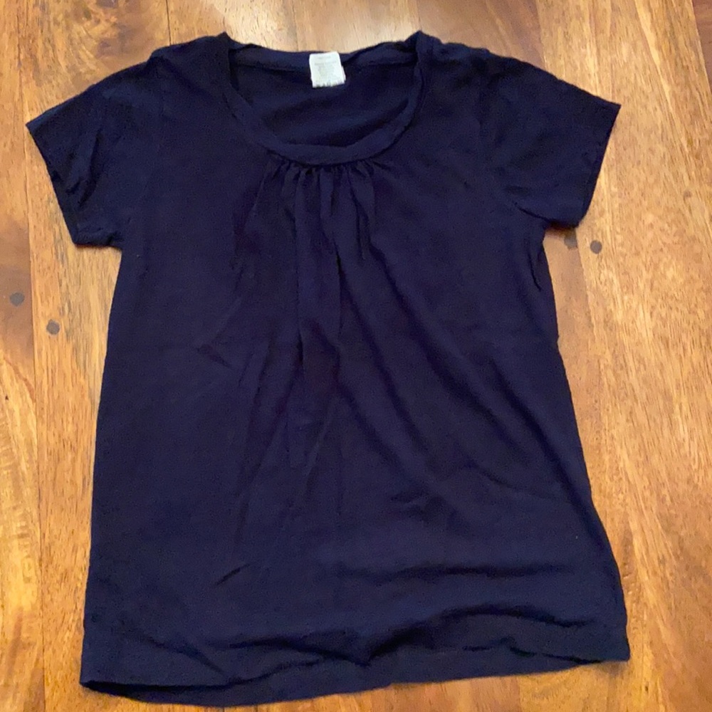 Crewcuts factory gathered neck t shirt
